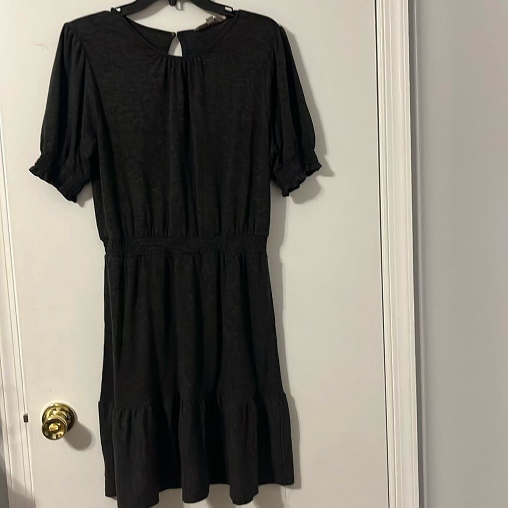 Loft fluttery, flounce Dress Grey M